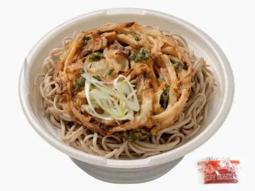 Kakiage Soba with Fragrant Dashi (Made with Hokkaido Buckwheat Flour)