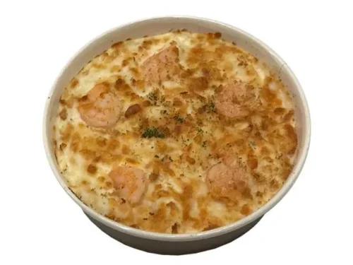 Shrimp Gratin with Rich & Creamy Sauce