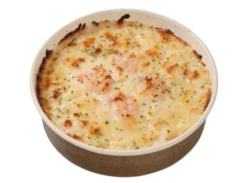 Shrimp Doria with Rich Cheese-Scented Sauce