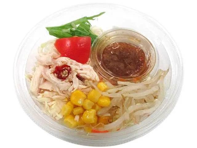 Ramen Salad with Spicy Dressing