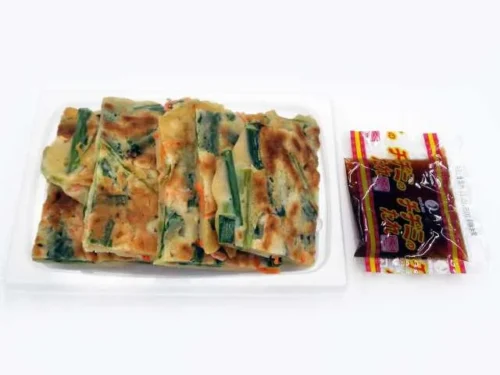 Teppanyaki Korean Leek Pancake (Nira Chijimi)