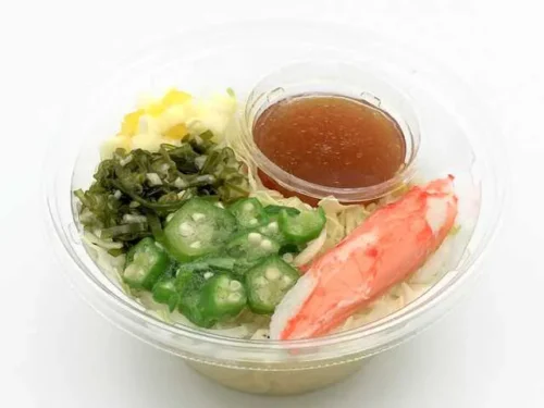 Ramen Salad with Sanriku Mekabu Seaweed and Shredded Kombu