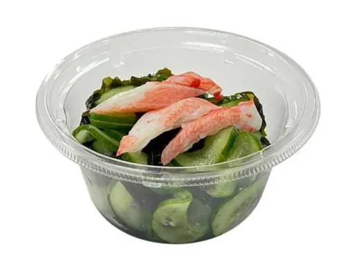 Vinegared Cucumber and Wakame Seaweed with ‘Kaori-bako’ Crab Sticks