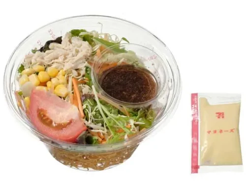 Crunchy Noodle Salad with Plenty of Mayonnaise