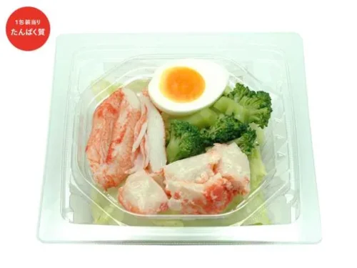 High-Protein Salad with Two Kinds of Imitation Crab