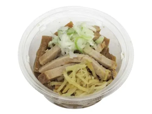 Ginger Soy Marinated Bamboo Shoots & Chashu Pork Appetizer