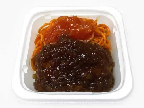 和風玉葱ソースのハンバーグ