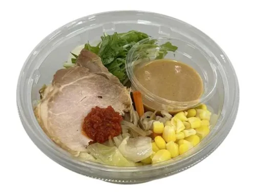 Miso Ramen Salad with Spicy Miso Dressing