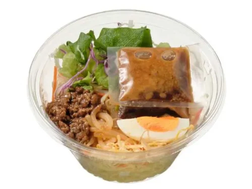 Spicy Sesame Ramen Salad with Meat Miso