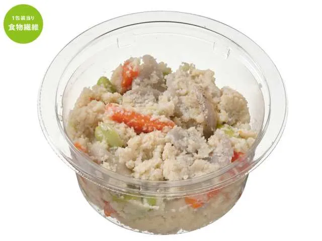 Moist Okara with Hearty Root Vegetables