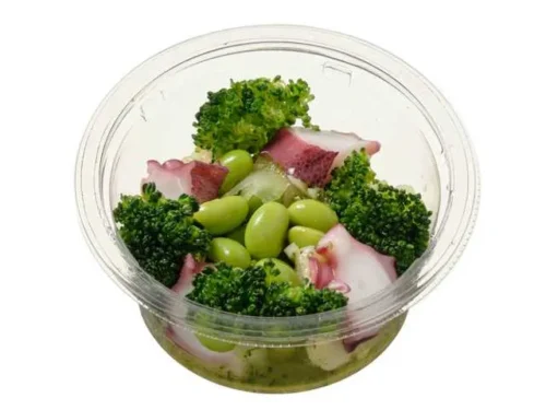 Octopus and Broccoli Basil Salad
