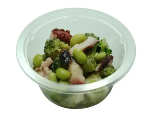 Octopus and Broccoli Basil Salad