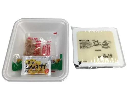 Chilled Tofu Set (with Soy Sauce)