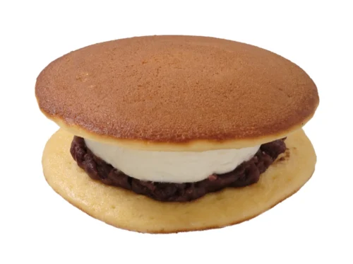 Fluffy & Chewy Dorayaki with Red Bean Paste & Whipped Cream