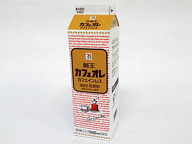 7 PREMIUM RAKUO Cafe au Lait Decaf 1L