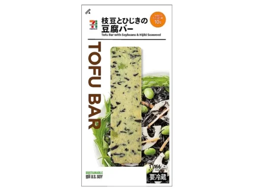 7プレミアム たんぱく質10gの枝豆とひじきの豆腐バー