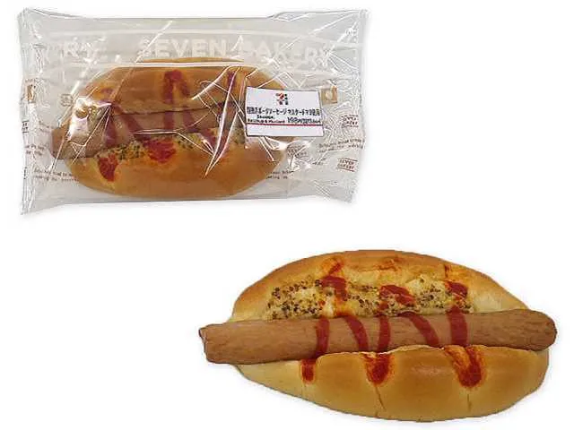 거칠게 다진 포크 소시지 머스터드 마요