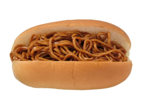 Yakisoba Bread with Signature Sauce and Mayonnaise