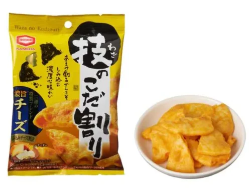 KAMEDA SEIKA Waza no Kodawari Rich Cheese Rice Crackers