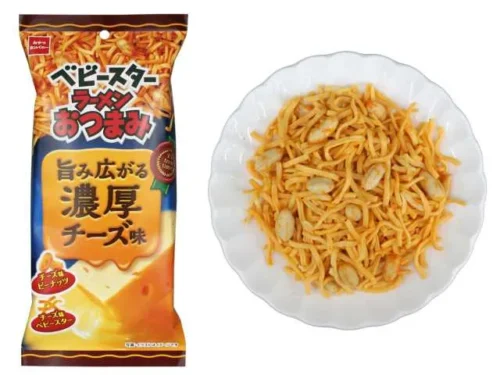 OYATSU C Baby Star Ramen Snack: Rich Cheese Flavor with Spreading Umami