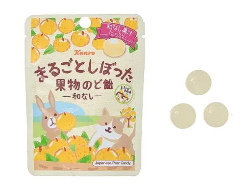カンロ まるごとしぼった果物のど飴 和なし 小袋