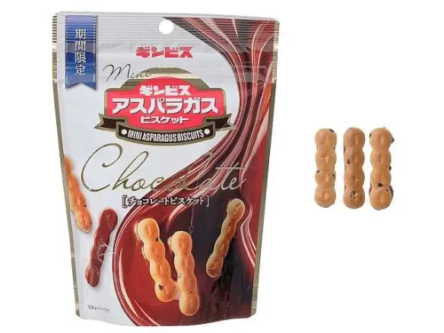 ギンビス ミニアスパラガス チョコレートビスケット パウチ