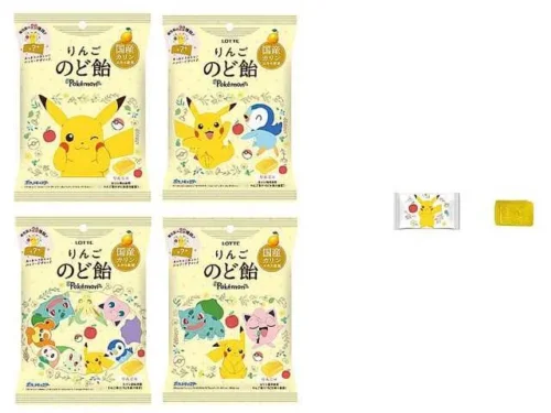 LOTTE POKEMON Apple Throat Lozenges
