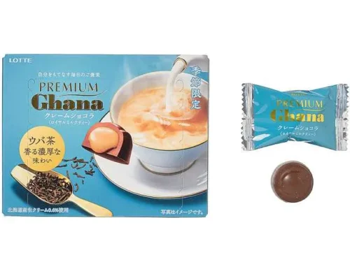 LOTTE Premium GHANA Crème Chocolat Royal Milk Tea