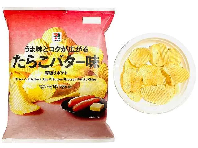 7 PREMIUM Thick-cut Potato Chips (Mentaiko Butter Flavor)