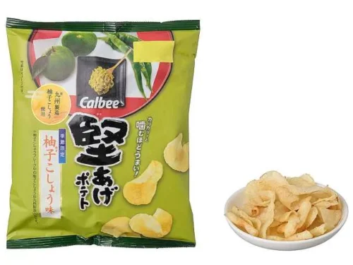 CALBEE Kataage Potato Yuzu Kosho Flavor
