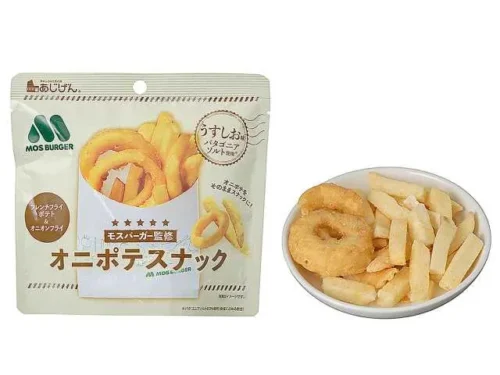 AJIGEN MOS BURGER Supervised Onion & Potato Snack Light Salt Flavor