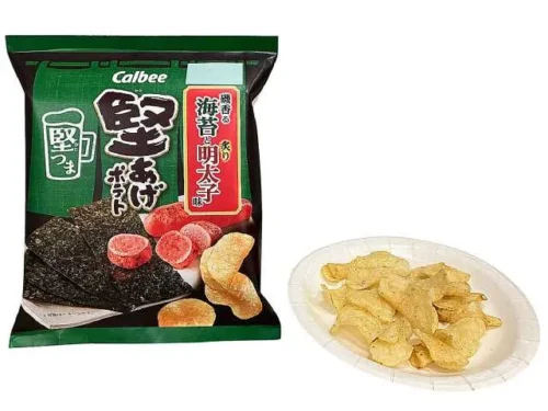 カルビー 堅あげポテト 磯香る海苔と炙り明太子味