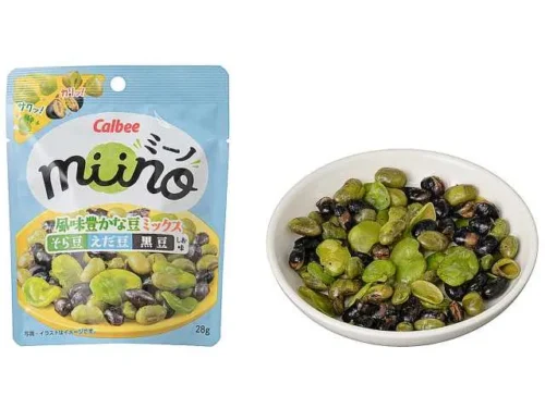 カルビー miino ミックス そら豆えだ豆黒豆しお味