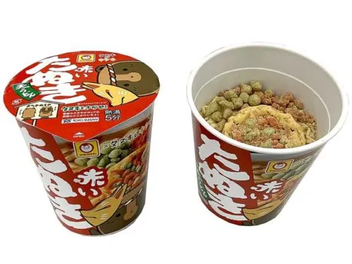 赤いたぬき天うどん たぬきざんまい