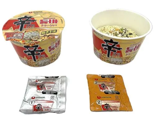 辛ラーメントゥーンバ焼きそばカップ