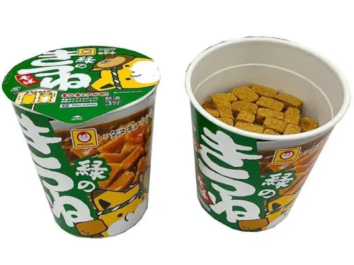 緑のきつねそば きつねざんまい