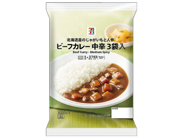 7 프리미엄 비프 카레 중간 매운맛 3봉입