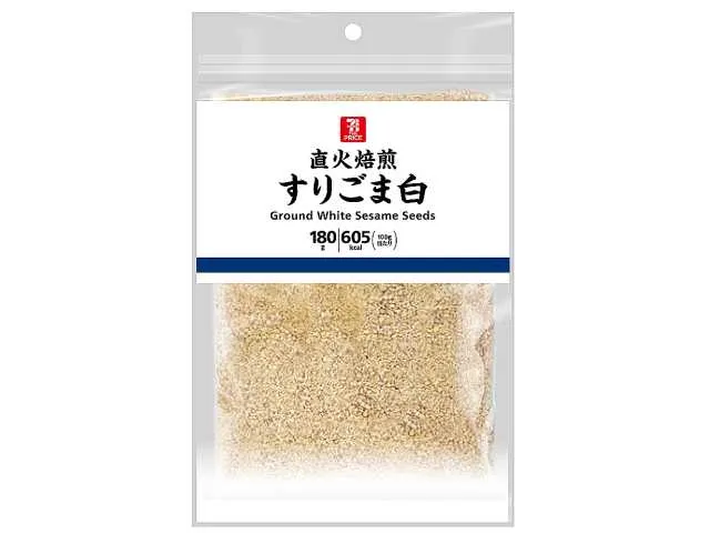 7ザ・プライス 直火焙煎すりごま白180g - コンビニDB