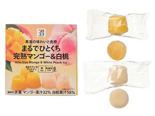 7 PREMIUM Bite-Sized Ripe Mango & White Peach