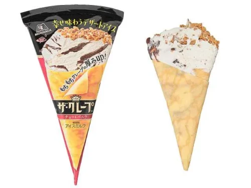 森永製菓 ザ・クレープ チョコ&バニラ