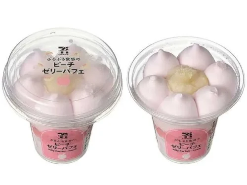 7プレミアム ぷるぷる食感のピーチゼリーパフェ