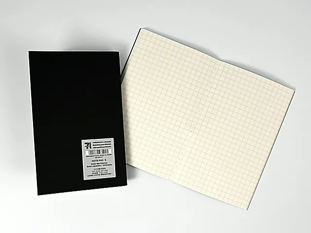 7 PREMIUM Stitched Notebook S (Black)