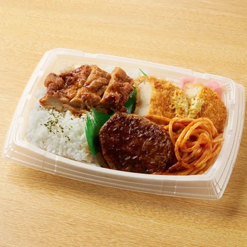 매콤달콤 닭강정&데미글라스 함박 도시락