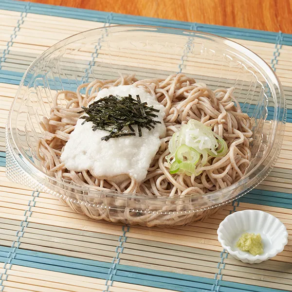 石臼挽きそば粉使用 冷しとろろそば - コンビニDB