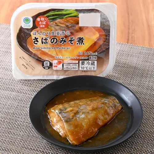 ほんのり生姜香るさばのみそ煮