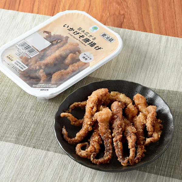 旨み広がるいかげそ唐揚げ