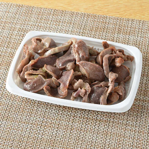 두툼하게 썬! 닭모래집 소금 후추 구이