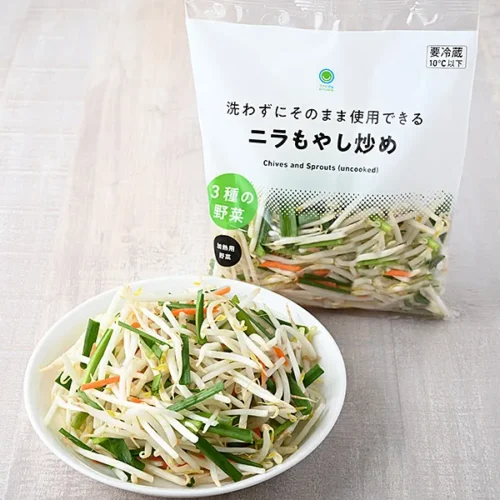 Ready-to-Use Chive and Bean Sprout Stir-Fry (No Washing Required)