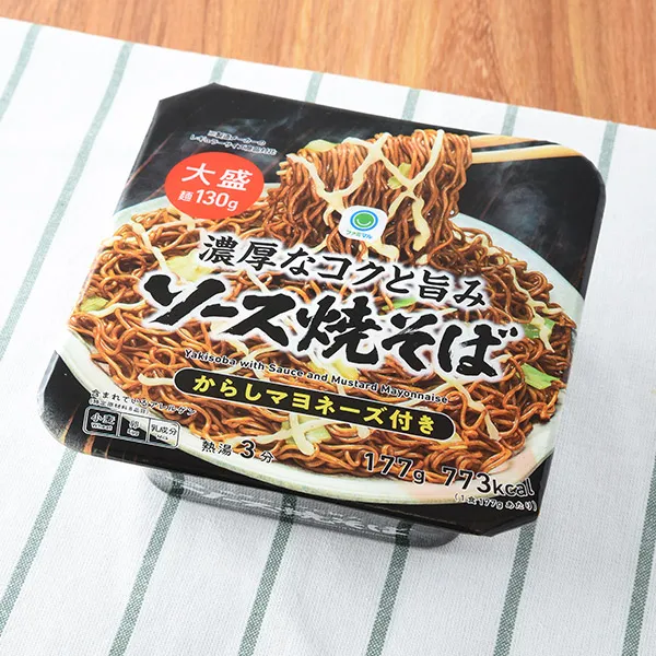 ソース焼そば からしマヨネーズ付き 大盛