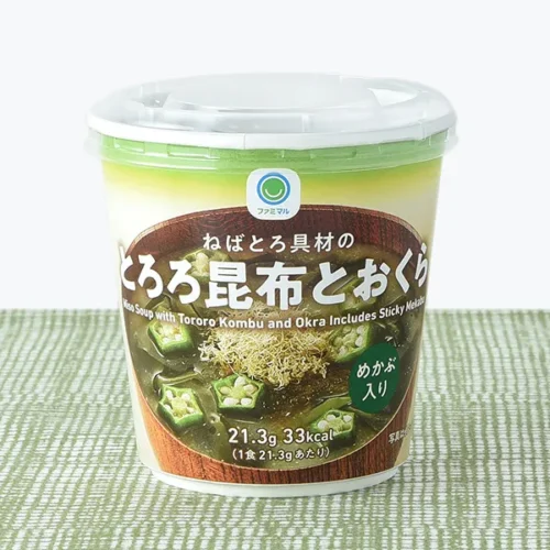 ねばとろ具材のとろろ昆布とおくら